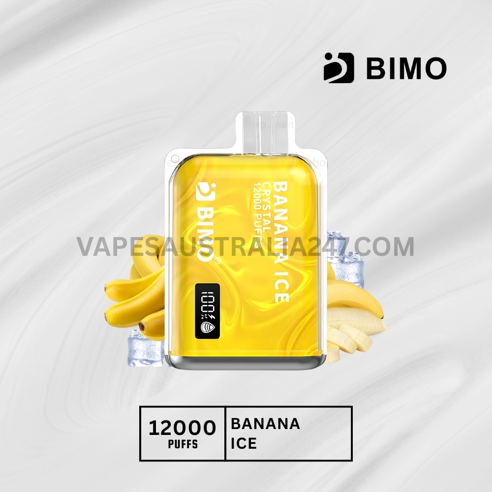BIMO Crystal 12000 Puffs Banana Ice BIMO Crystal 12000 Puffs Banana Ice