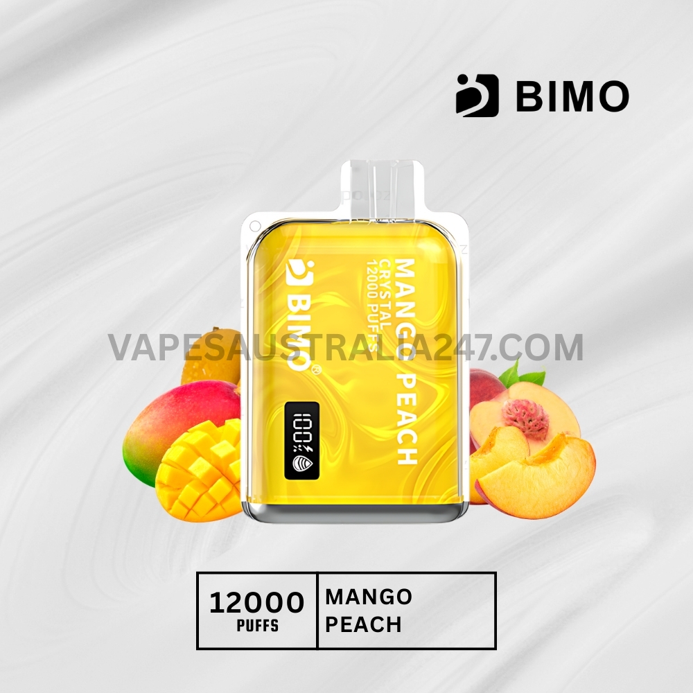 BIMO Crystal 12000 Puffs Mango Peach BIMO Crystal 12000 Puffs Mango Peach