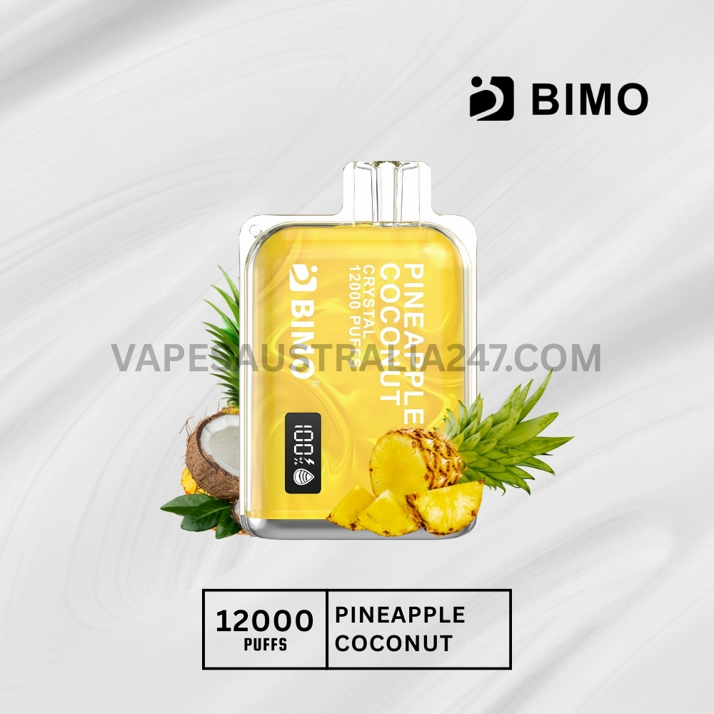 BIMO Crystal 12000 Puffs Pineapple Coconut BIMO Crystal 12000 Puffs Pineapple Coconut