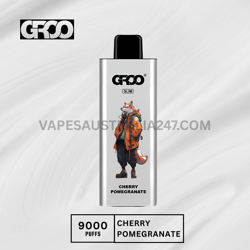 GROO Slim 9000 Puffs Cherry Pomegranate GROO Slim 9000 Puffs Cherry Pomegranate