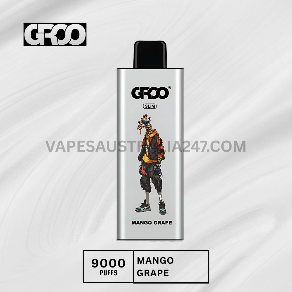 GROO Slim 9000 Puffs Mango Grape GROO Slim 9000 Puffs Mango Grape
