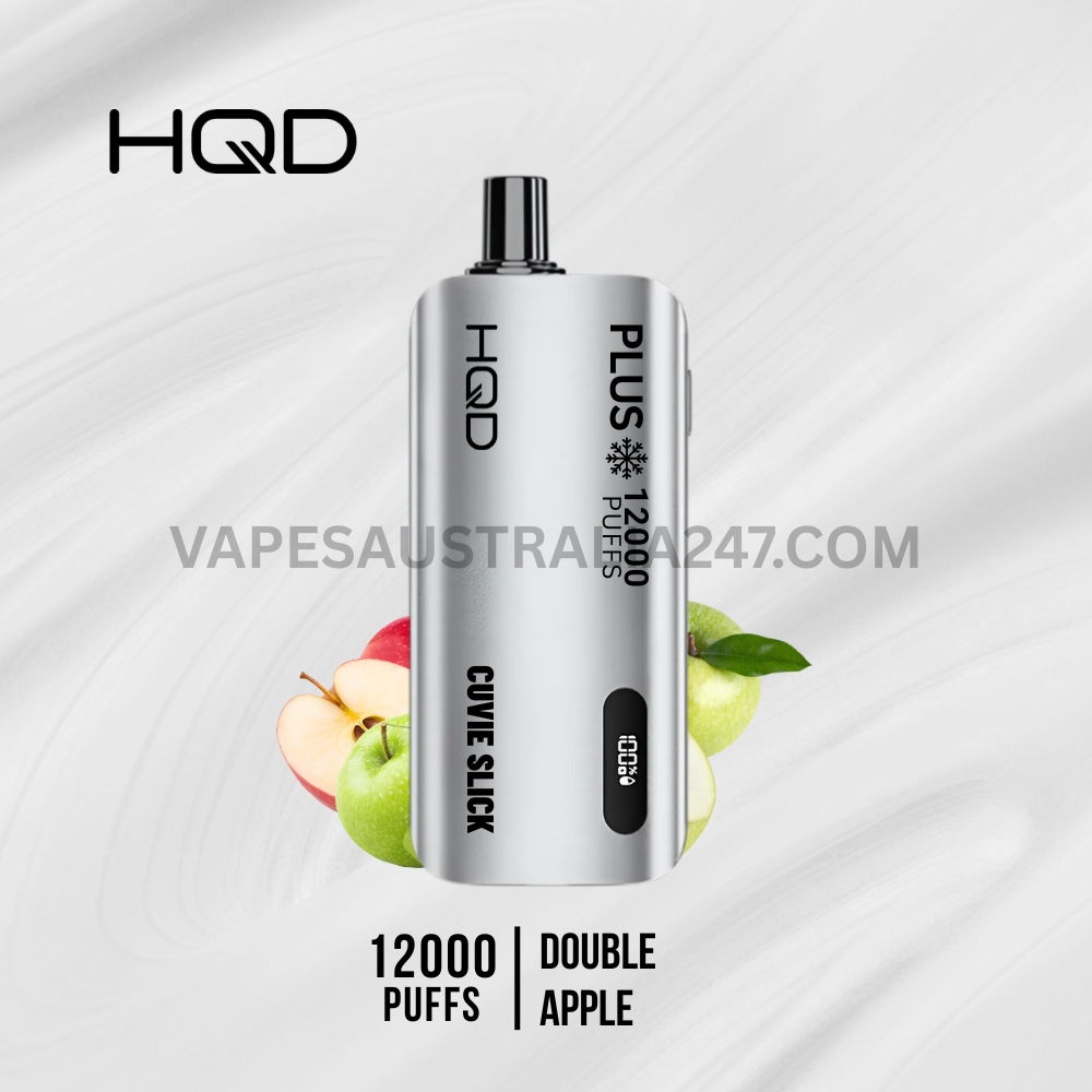 HQD Cuvie Slick Plus 12000 Puffs Double Apple HQD Cuvie Slick Plus 12000 Puffs Double Apple
