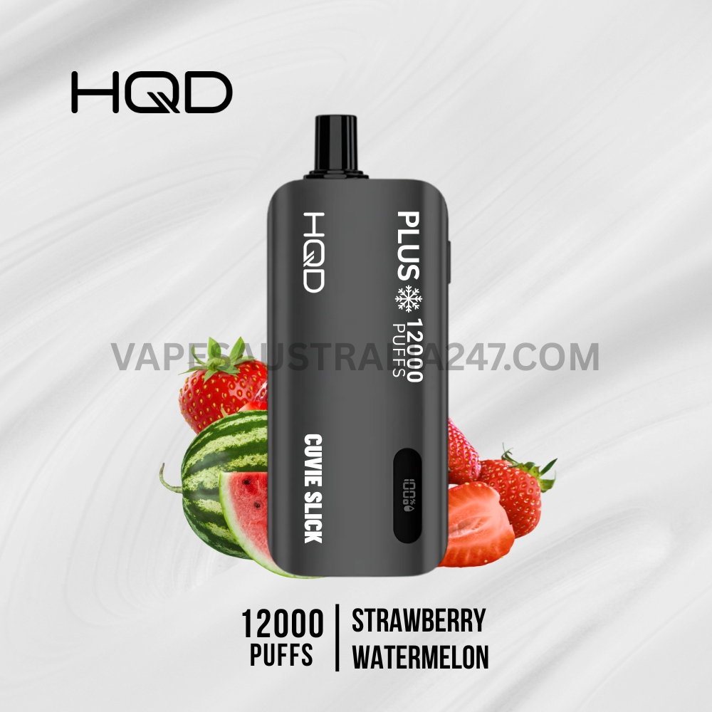 HQD Cuvie Slick Plus 12000 Puffs Strawberry Watermelon HQD Cuvie Slick Plus 12000 Puffs Strawberry Watermelon