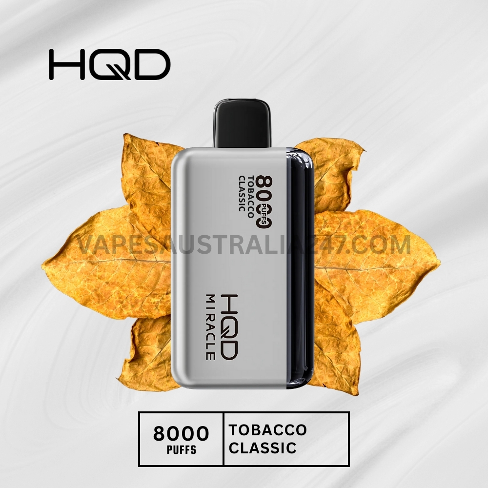 HQD Miracle 8000 Puffs Tobacco Classic HQD Miracle 8000 Puffs Tobacco Classic