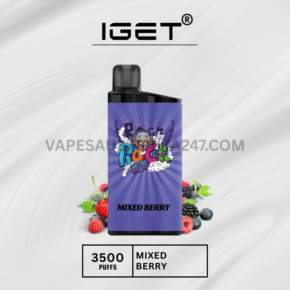 IGET Bar 3500 Puffs Mixed Berry IGET Bar 3500 Puffs Mixed Berry