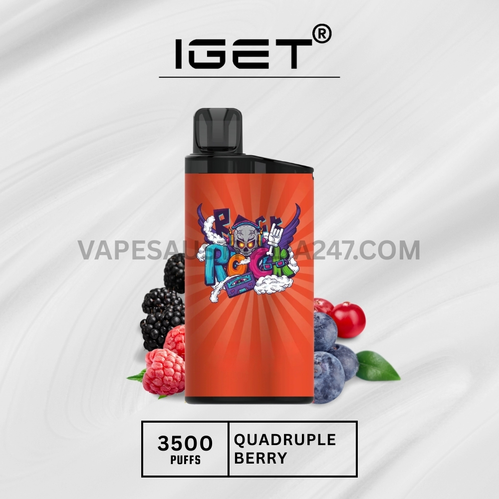 IGET Bar 3500 Puffs Quadruple Berry IGET Bar 3500 Puffs Quadruple Berry