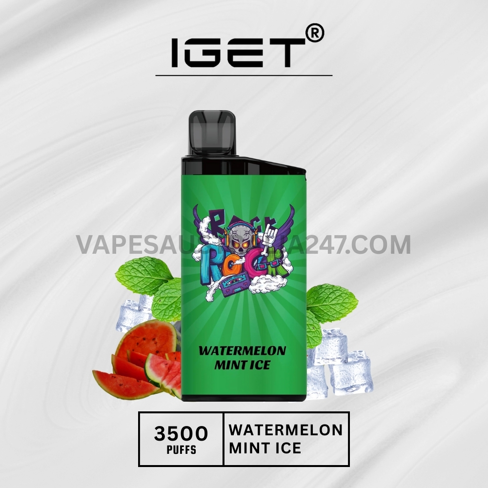 IGET Bar 3500 Puffs Watermelon Mint Ice IGET Bar 3500 Puffs Watermelon Mint Ice
