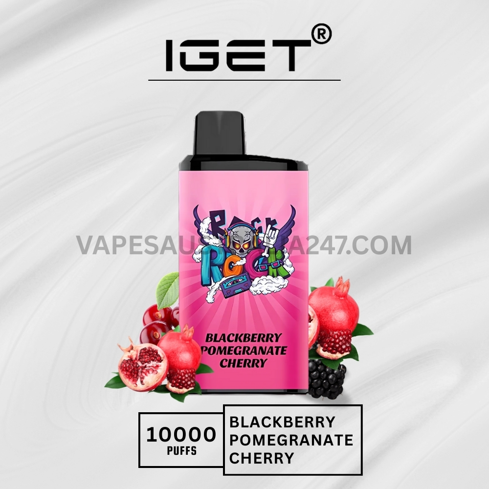 IGET Bar Pro 10000 Puffs Blackberry Pomegranate Cherry IGET Bar Pro 10000 Puffs Blackberry Pomegranate Cherry