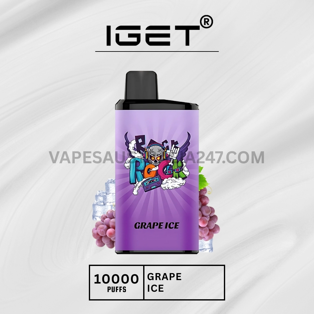 IGET Bar Pro 10000 Puffs Grape Ice IGET Bar Pro 10000 Puffs Grape Ice
