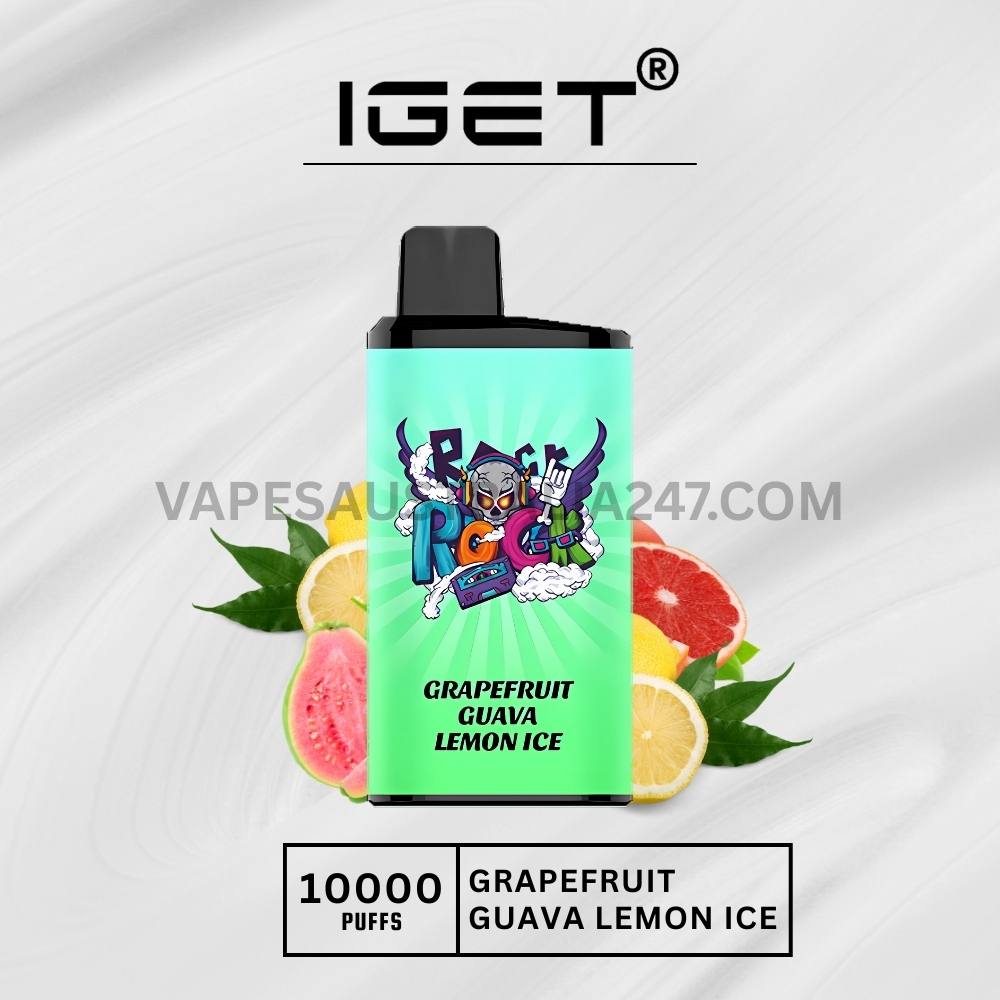 IGET Bar Pro 10000 Puffs Grapefruit Guava Lemon Ice IGET Bar Pro 10000 Puffs Grapefruit Guava Lemon Ice