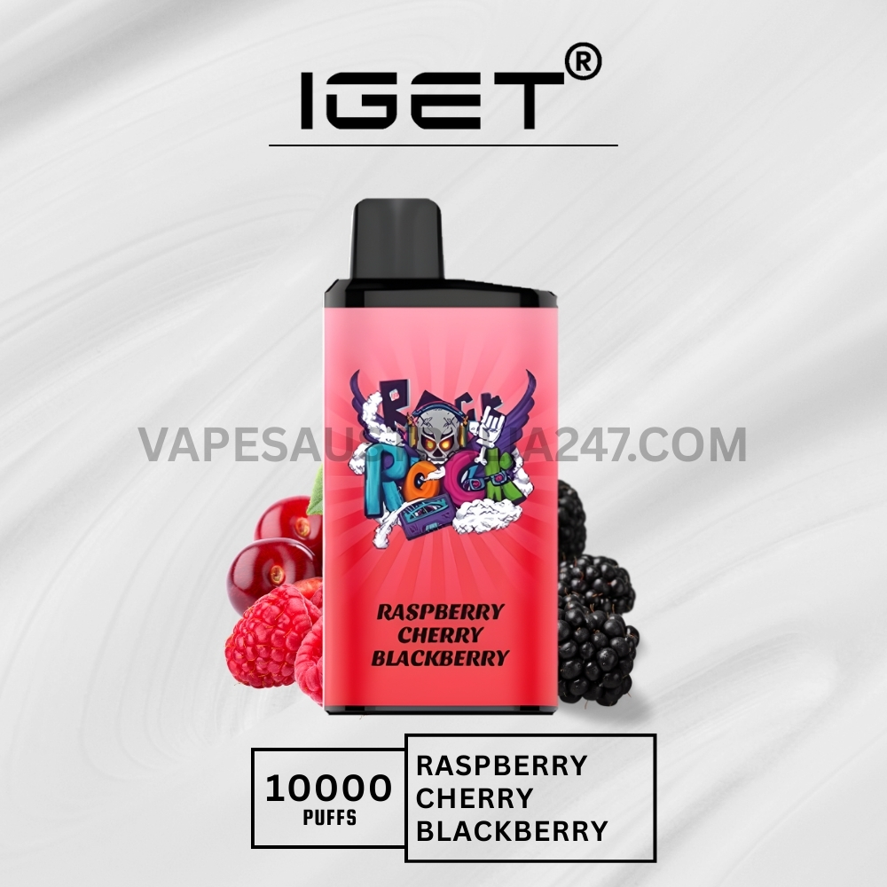 IGET Bar Pro 10000 Puffs Raspberry Cherry Blackberry IGET Bar Pro 10000 Puffs Raspberry Cherry Blackberry