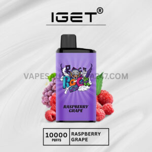 IGET Bar Pro 10000 Puffs Raspberry Grape