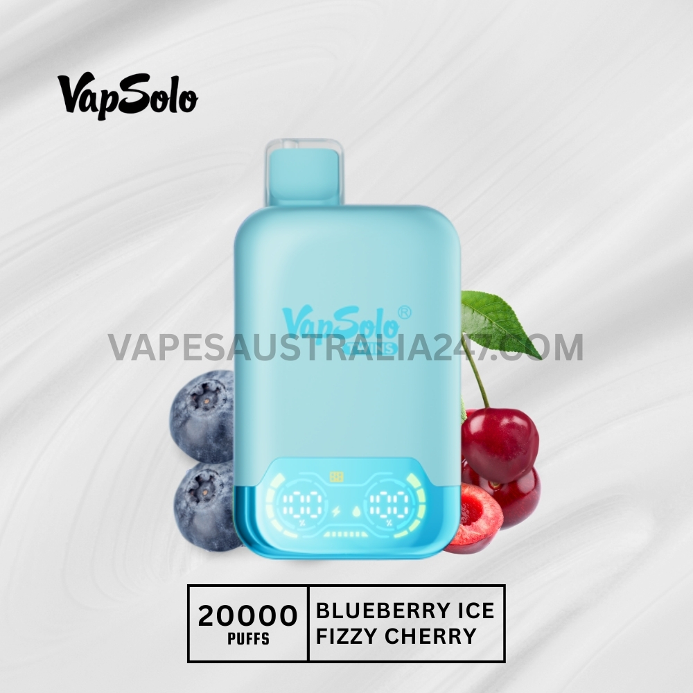 Vapsolo Twins 20000 Puffs Blueberry Ice Fizzy Cherry Vapsolo Twins 20000 Puffs Blueberry Ice Fizzy Cherry