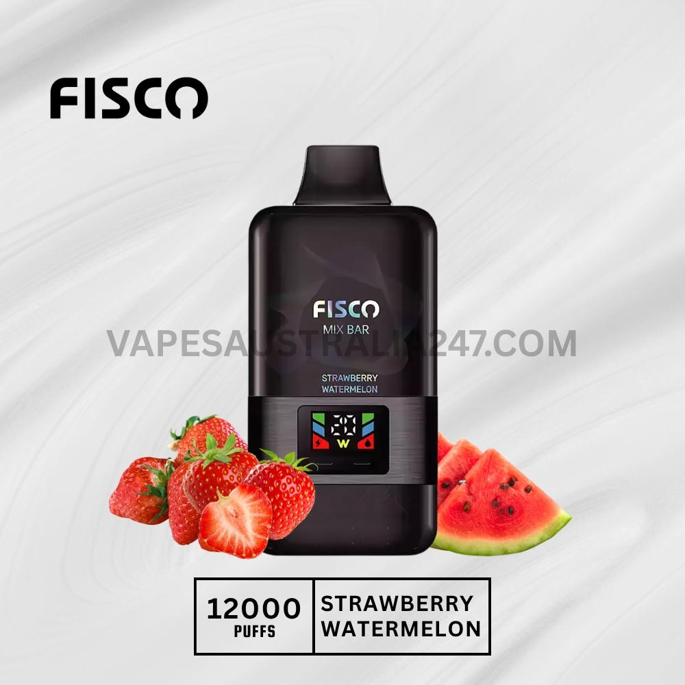 FISCO Mix Bar 12000 Puffs Strawberry Watermelon FISCO Mix Bar 12000 Puffs Strawberry Watermelon