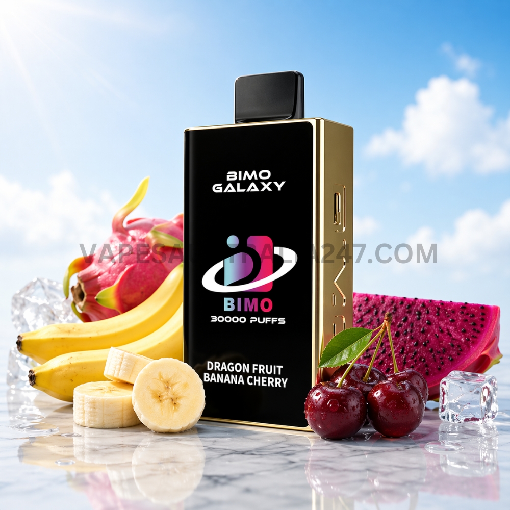 BIMO Galaxy 30000 Puffs Dragon Fruit Banana Cherry BIMO Galaxy 30000 Puffs Dragon Fruit Banana Cherry