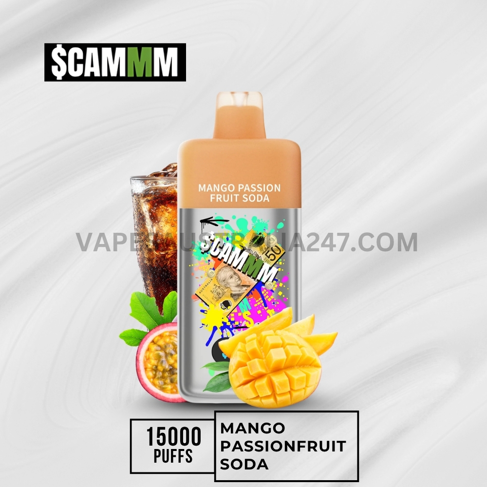 $CAMM AS 15000 Puffs Mango Passion Fruit Soda $CAMM AS 15000 Puffs Mango Passion Fruit Soda