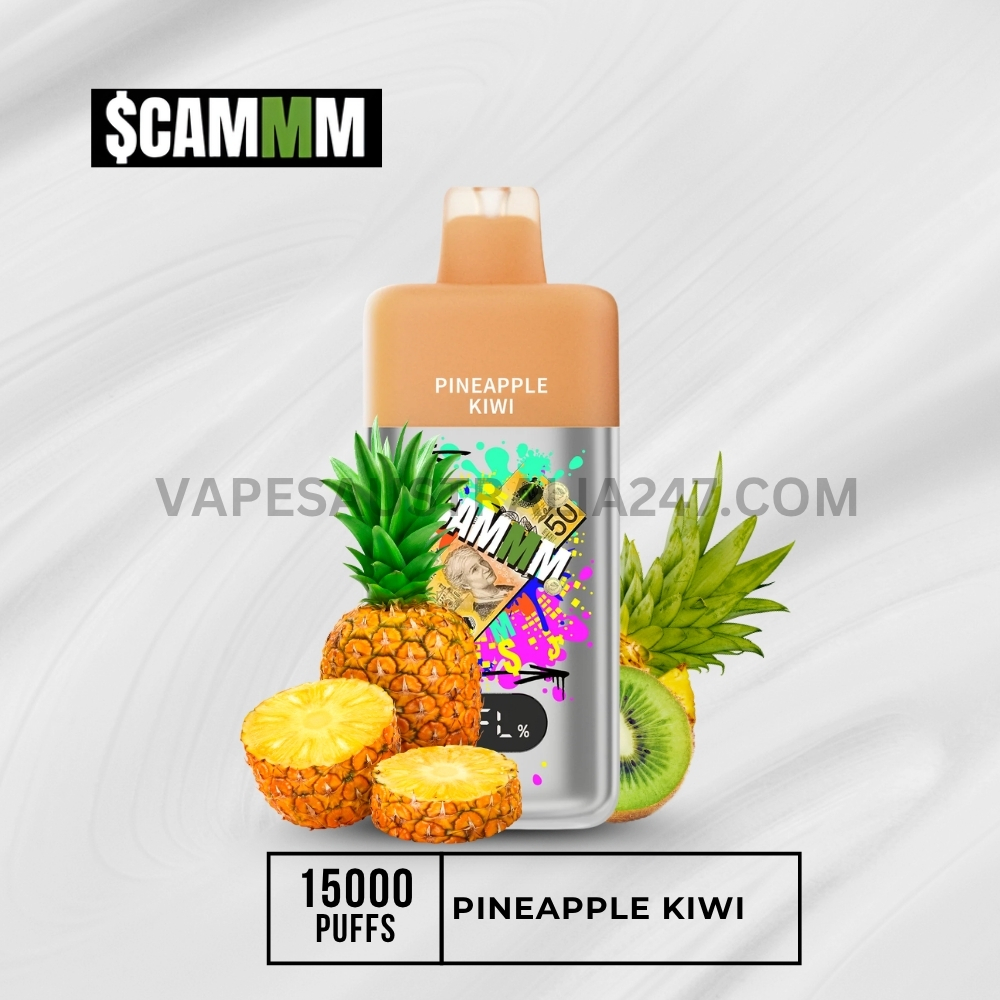 $CAMM AS 15000 Puffs Pineapple Kiwi $CAMM AS 15000 Puffs Pineapple Kiwi