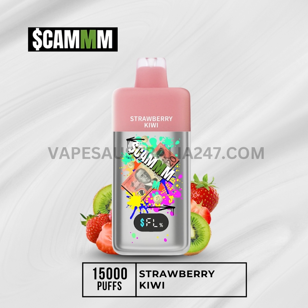 $CAMM AS 15000 Puffs Strawberry Kiwi $CAMM AS 15000 Puffs Strawberry Kiwi