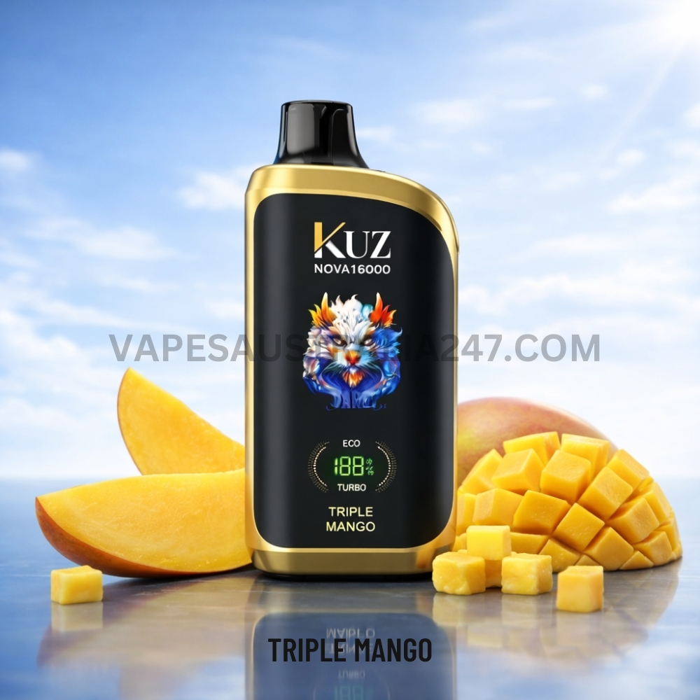 KUZ Nova 16000 Puffs Triple Mango KUZ Nova 16000 Puffs Triple Mango