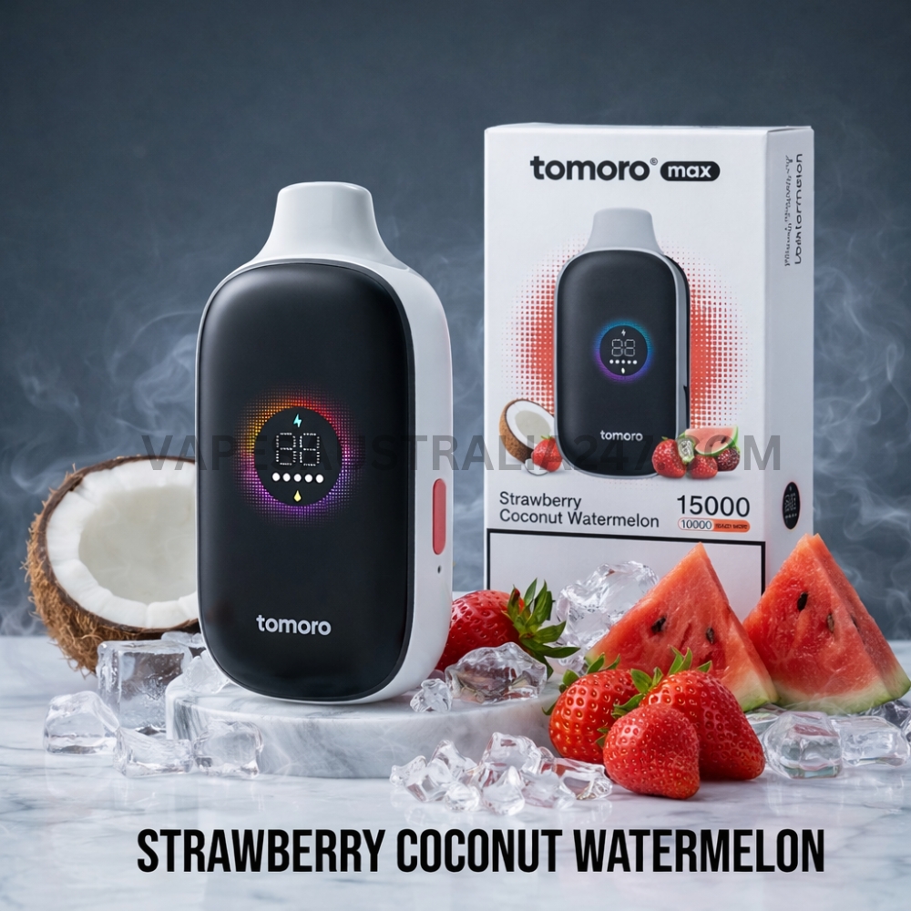 TOMORO 15000 Puffs Strawberry Coconut Watermelon TOMORO 15000 Puffs Strawberry Coconut Watermelon