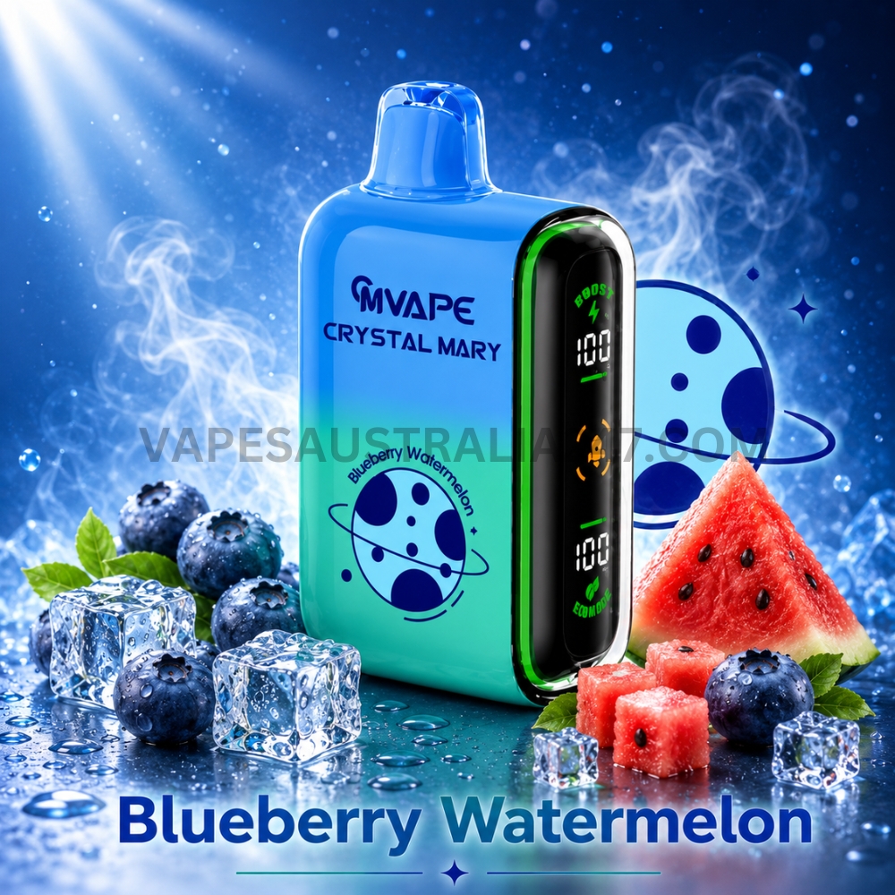 Crystal Mary Pulse 20000 Puffs Blueberry Watermelon Crystal Mary Pulse 20000 Puffs Blueberry Watermelon