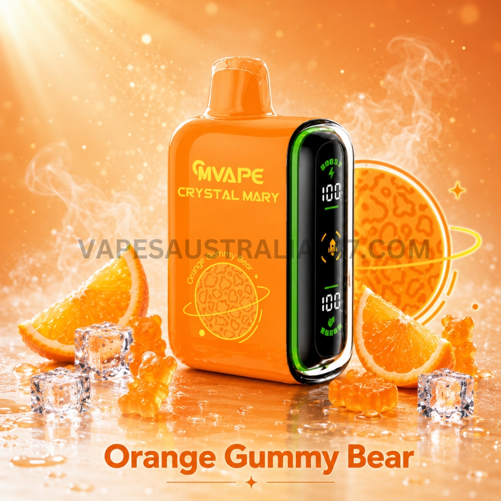 Crystal Mary Pulse 20000 Puffs Orange Gummy Bear Crystal Mary Pulse 20000 Puffs Orange Gummy Bear