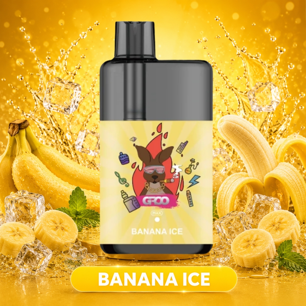 GROO Max 10000 Puffs Banana Ice GROO Max 10000 Puffs Banana Ice