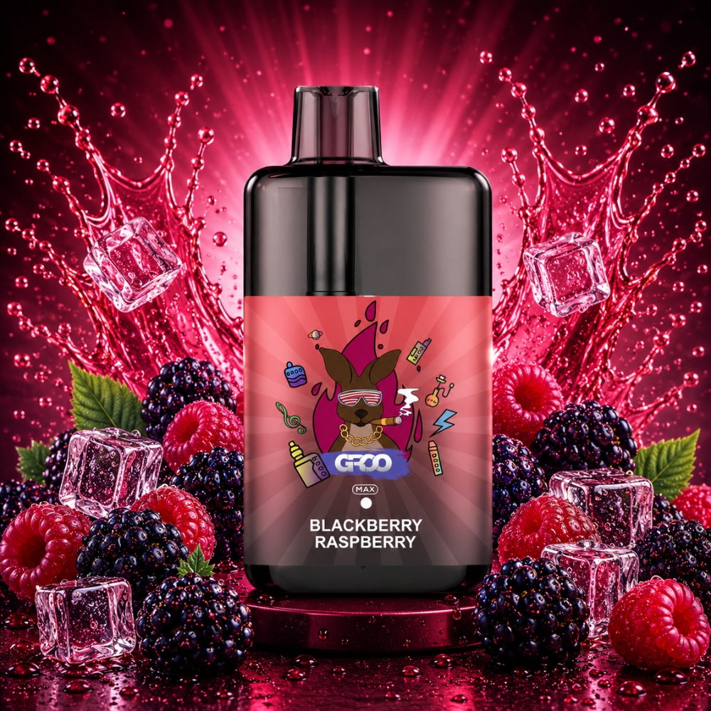 GROO Max 10000 Puffs Blackberry Raspberry Ice GROO Max 10000 Puffs Blackberry Raspberry Ice