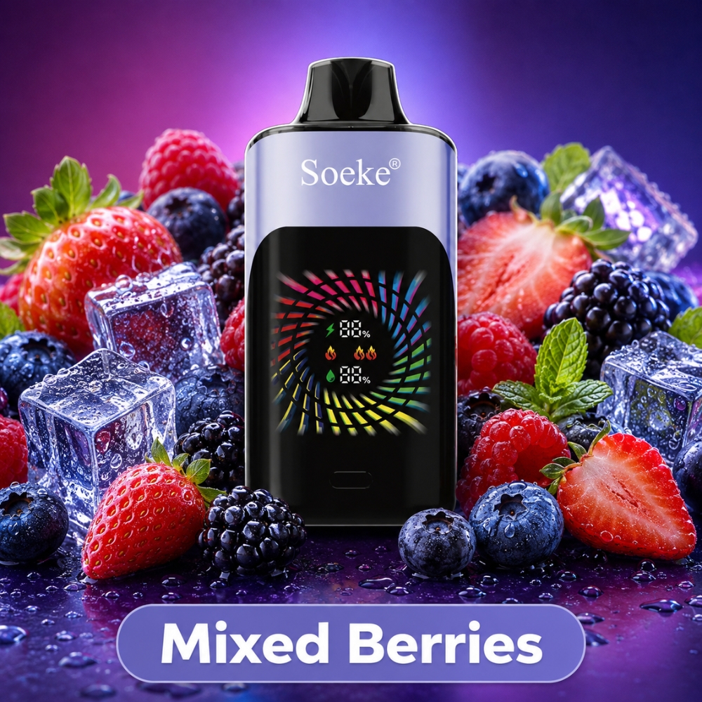SOEKE S9 28000 Puffs Mixed Berries SOEKE S9 28000 Puffs Mixed Berries